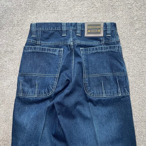 Vintage Kenneth David Baggy Patchwork JNCO Southpole Grunge Jeans Size 32x32 Y2K - Picture 3 of 8